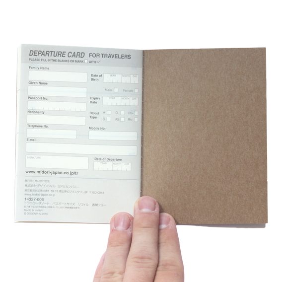Ricarica #007: Agenda settimanale bianca (Passport)