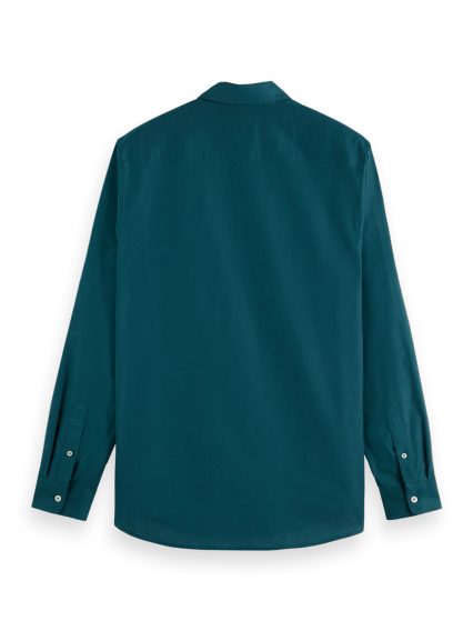 Scotch & Soda — Regular Fit Solid Oxford Shirt