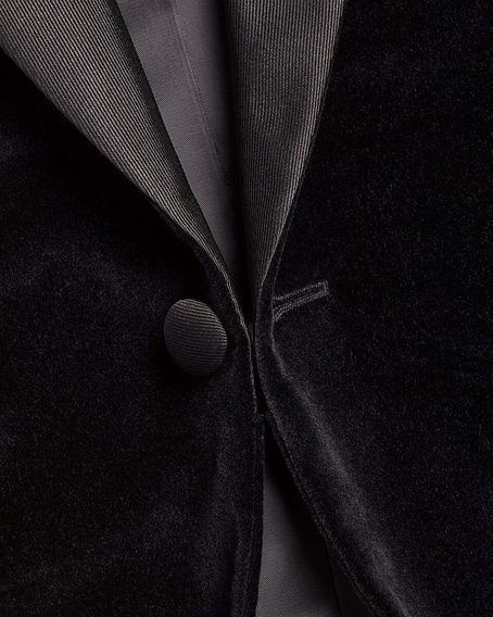 Charles Tyrwhitt Italian Velvet Jacket — Black