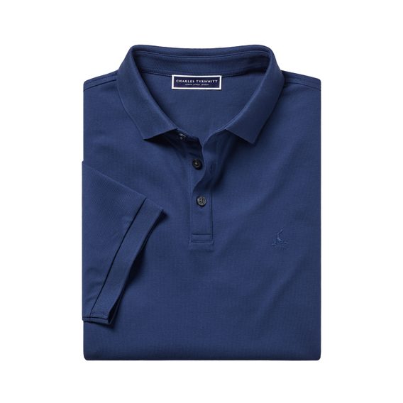 Charles Tyrwhitt Pique Polo — Royal Blue