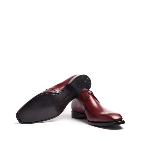 Manesy Derby Brogue — Bordeaux
