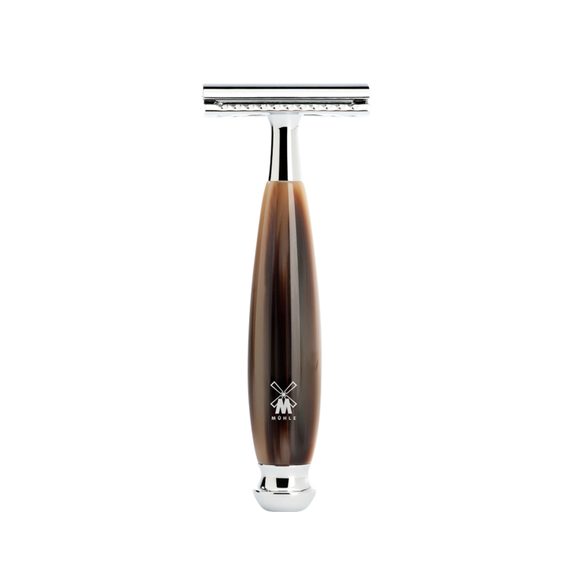 Rasoio Mühle VIVO R332 a guardia chiusa (imitazione corno)