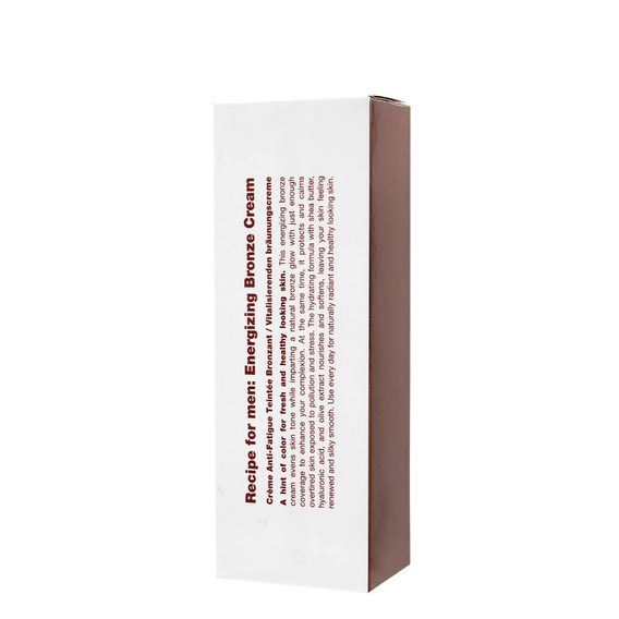Crema idratante tonificante per il viso Recipe for Men Energizing Bronze Cream (75 ml)