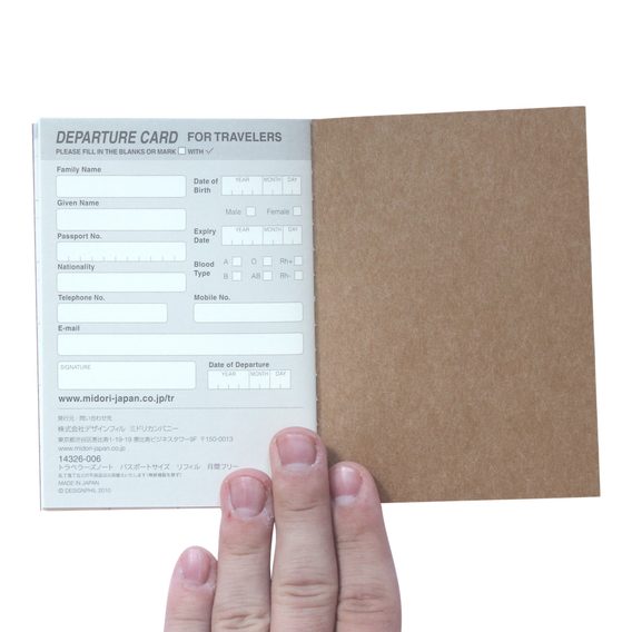 Ricarica #006: Agenda mensile bianca (Passport)