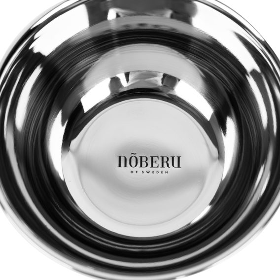 Ciotola da barba in acciaio inox Noberu