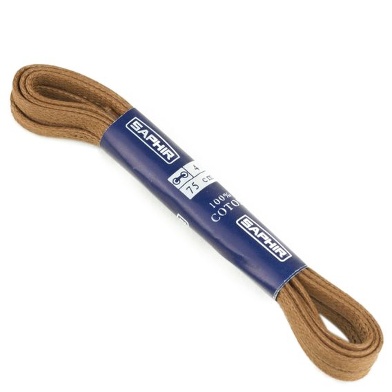 Lacci sottili cerati Saphir - marrone chiaro