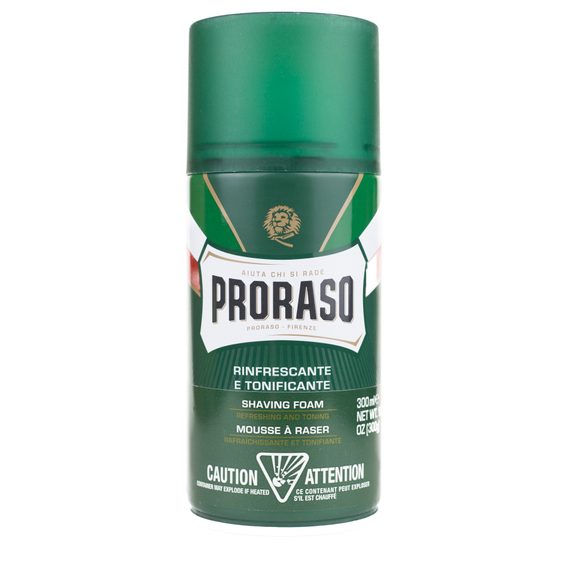 Schiuma da barba rinfrescante Proraso Green - eucalipto (300 ml)