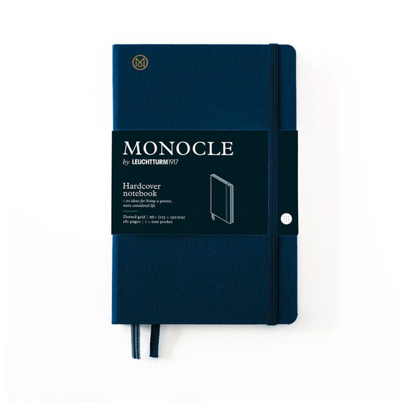 Piccolo taccuino MONOCLE by LEUCHTTURM1917 Paperback Hardcover Notebook - B6+, copertina rigida, puntinato, 181 pagine