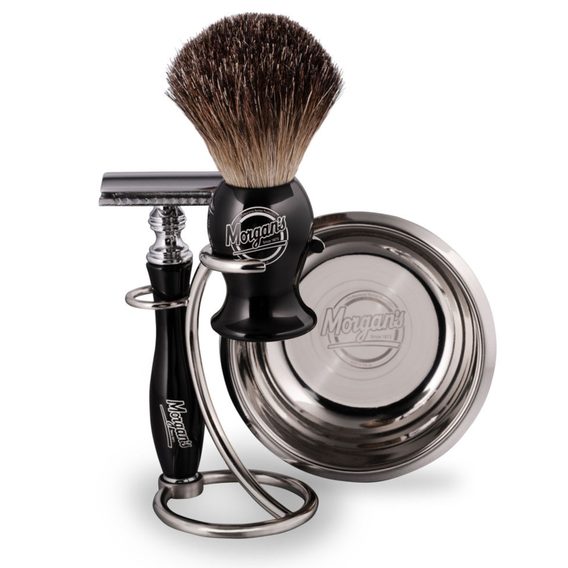 Pennello da barba Morgan's con setole di tasso