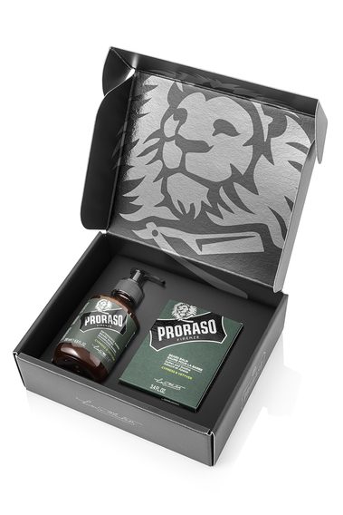 Set regalo con balsamo e sapone per la barba Proraso Cypress &amp; Vetyver