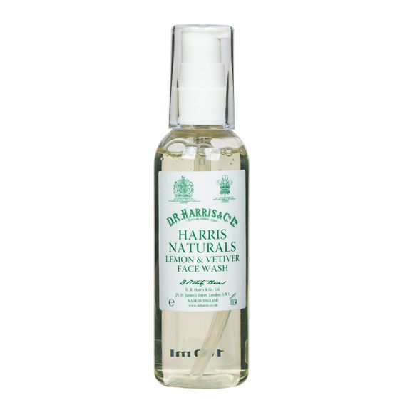 Gel detergente per il viso D.R. Harris Lemon & Vetiver Face Wash (100 ml)