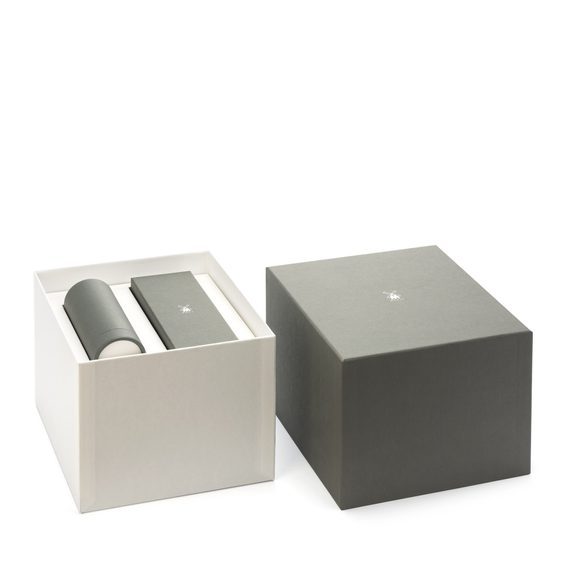Set da rasatura Mühle KOSMO - supporto, rasoio con testina Mach 3, pennello fine badger - legno d'ulivo