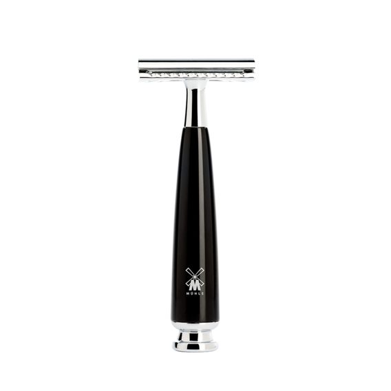 Rasoio Mühle R226 a guardia chiusa (resina nera)