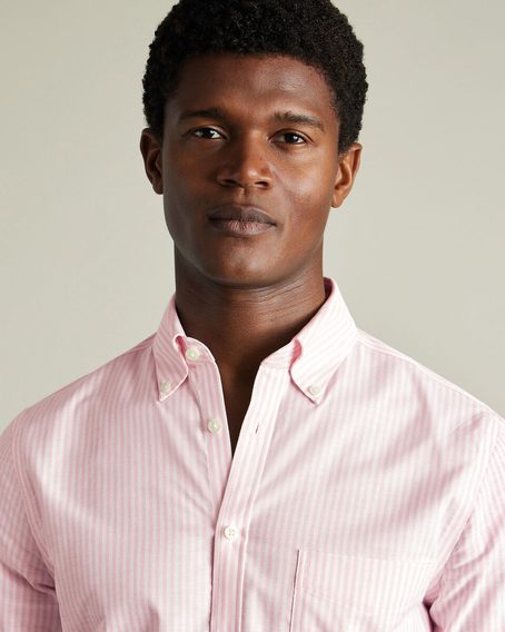 Charles Tyrwhitt — Non-Iron Stretch Oxford Striped Shirt