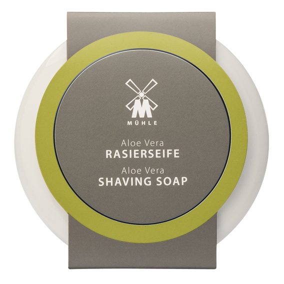 Sapone da barba con aloe vera Mühle in ciotola di porcellana (65 g)