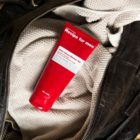 Gel doccia rinfrescante Recipe for Men Ultra Clean (200 ml)