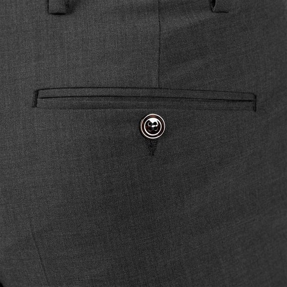 Pantaloni in lana da abito John & Paul - grigi