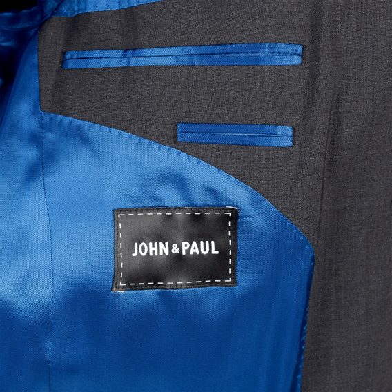 Giacca in lana John & Paul - grigia