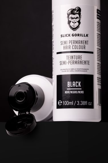 Slick Gorilla Hair Colour — Black