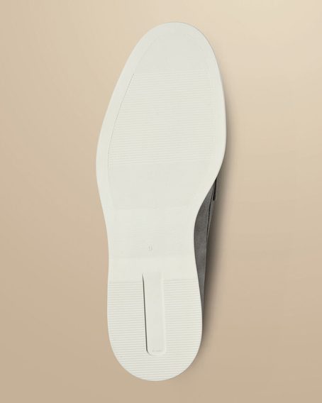 Charles Tyrwhitt Slip-On Suede Loafers — Light Grey