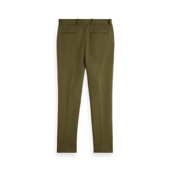 Scotch & Soda Mott Knitted Slim Fit Chinos — Green Melange
