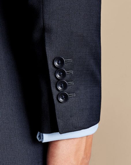 Charles Tyrwhitt Italian Luxury Suit Jacket — Dark Navy