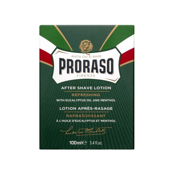 Dopobarba rinfrescante Proraso Green - eucalipto (100 ml)