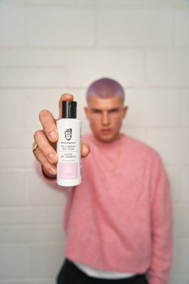 Slick Gorilla Hair Colour — Pink
