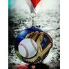 Rincon black acrylic Baseball medal