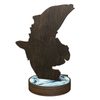 Grove Pike Fishing Real Wood Trophy