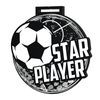 Giant Soccer Star Player Medal