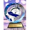 Onyx Stainless Steel Swimming Trophy