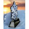 Roswell Black Acrylic Snowflake Trophy
