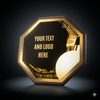HEX Metal & Wood Golf Plaque