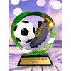 Onyx Stainless Steel Soccer Trophy