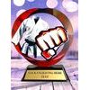 Onyx Stainless Steel Martial Arts Trophy