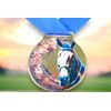 Sacul Horse Color Texture 3D Print Medal