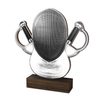 Sierra Classic Fencing Real Wood Trophy