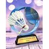 Onyx Stainless Steel Badminton Trophy