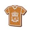 Gingerbread Sports Shirt Custom Made Printed Ornament