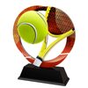 Onyx Stainless Steel Tennis Trophy