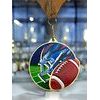 Aurum Stainless Steel Football Medal