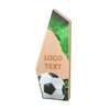 GALENA Modern Metal & Wood Soccer Trophy