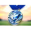 Sacul Motorsport Color Texture 3D Print Medal
