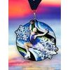 Rincon Black Acrylic Ice Skating Medal