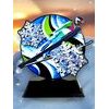 Roswell Black Acrylic Ski Jumping Trophy