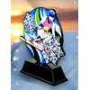 Roswell Black Acrylic Skiing Trophy
