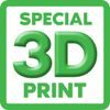 Santa Run (Pink) Christmas 3D Texture Print Full Color 2 1/8 Medal - Bronze