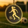 Valor Stainless Soccer Medal