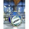 Aurum Stainless Steel Nettball Medal